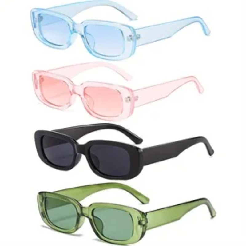Designer Sunglasses - 1/4 stuks Nieuwe Kleine Vierkante Zonnebril