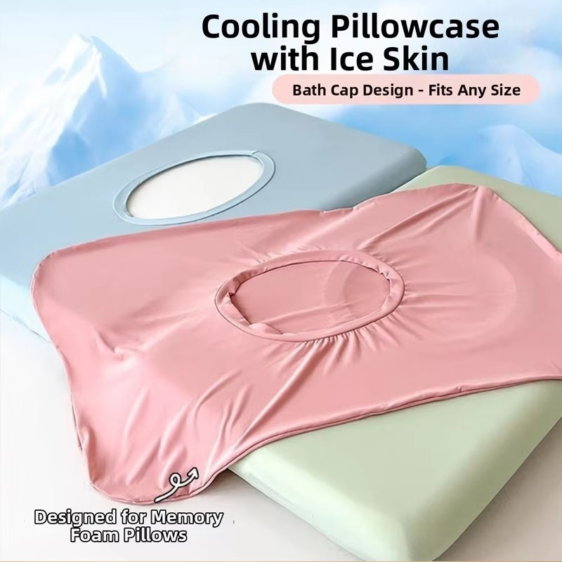 Silk Pillowcase - 1 koele zomerse ijszijde kussensloop geschikt