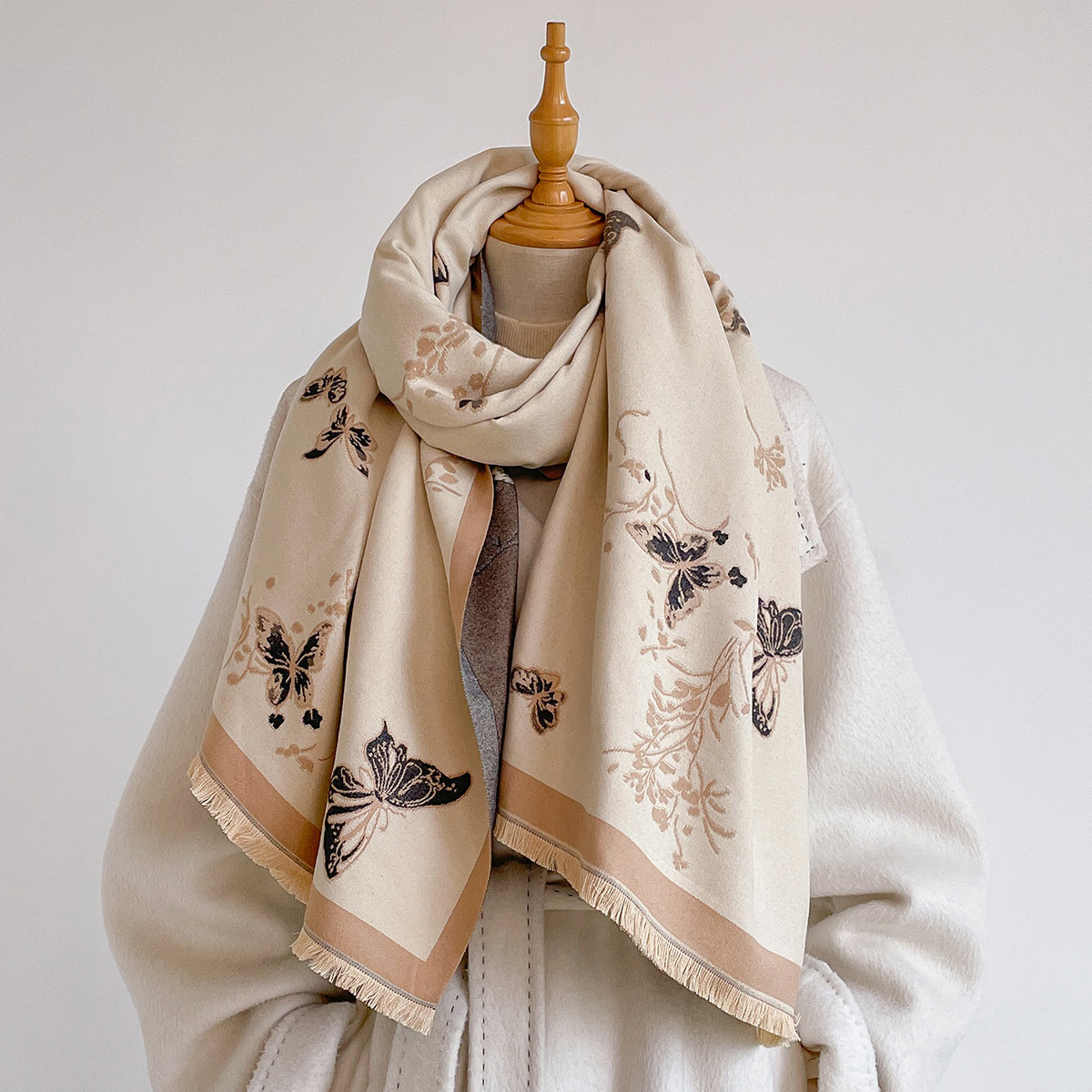 Dames imitatie kasjmier sjaal  - Cashmere Scarf recensie en prijs