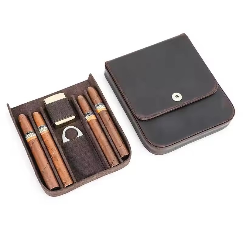 Draagbare sigarenkoffer, retro - Premium Cigar Case recensie en prijs