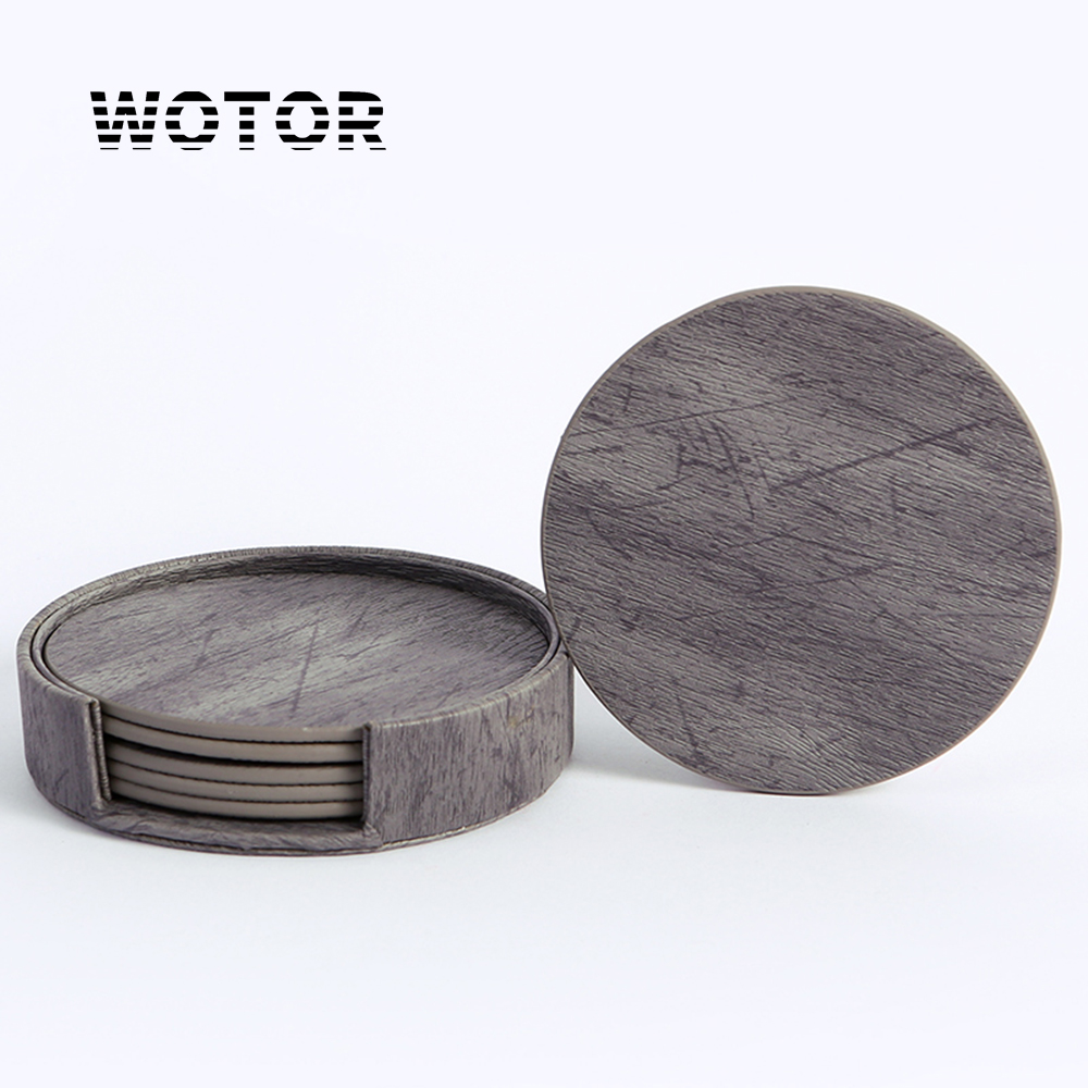 WOTOR 6 stks/partij Cirkel Hou - Marble Coaster Set recensie en prijs
