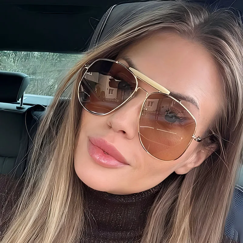 Retro Metalen Dubbele Brug Pil - Designer Sunglasses recensie en prijs