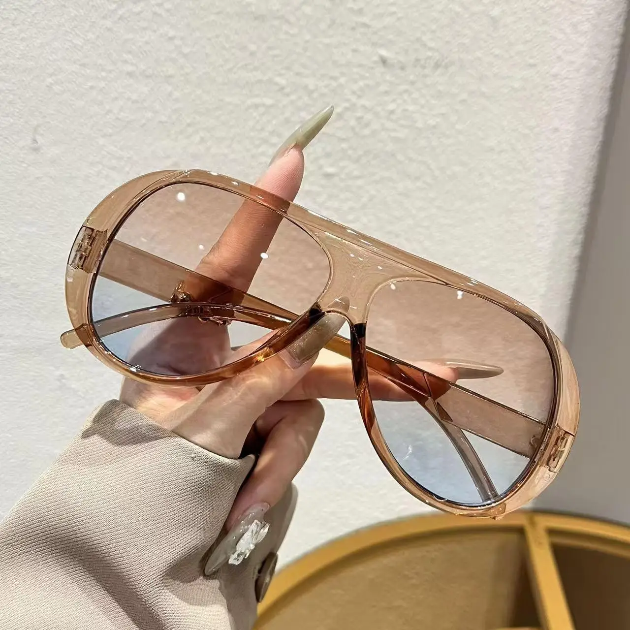 Oversized zonnebrillen damesmo - Sunglasses Uv400 recensie en prijs
