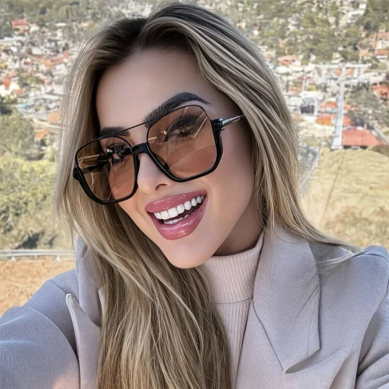 Nieuwe vintage oversized zonne - Designer Sunglasses recensie en prijs